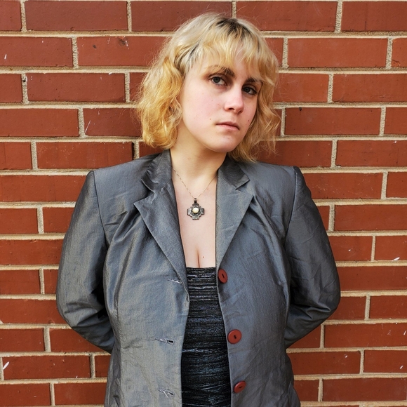 1990s Vintage Longline Blazer Jacket by Express - Picture 3 of 4